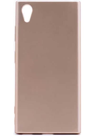 Sony Xperia Z5 Premium Kılıf Zore Premier Silikon Kapak Gold
