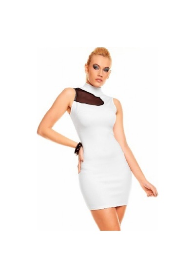 Kolsuz Mini Elbise - Vbah-866024 Çok Renkli