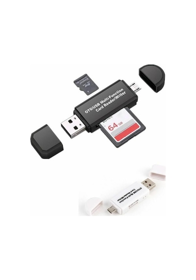 Micro Usb Telefon Adaptörü Micro Sd/sd Kart/usb Okuyucu