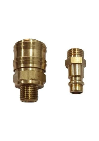 Akel Hava Jak Ucu Erkek Gövde 1/4mm Ak8738 Altın - Krom