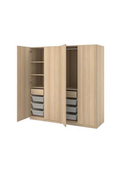 Ikea Meşe Modern Kapaklı Gardırop Ikea Meşe Modern Kapaklı Gardırop