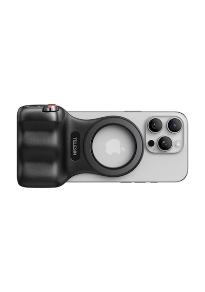 Telesin Cep Telefonuları Için Fun Shot Maggrip - Manyetik Uyumlu Shot Grip Black