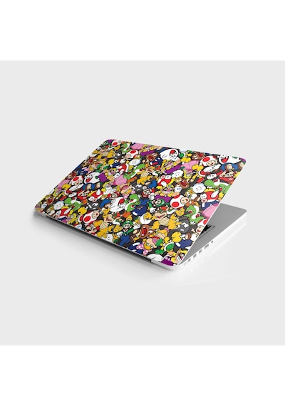 Laptop Sticker Bilgisayar Notebook Pc Kaplama Etiketi Mario Bomb
