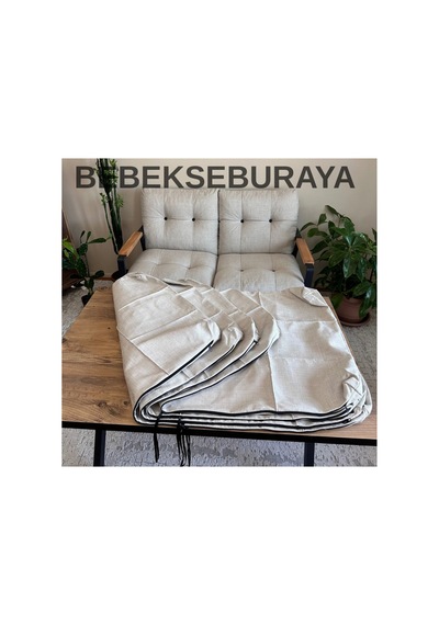 Bahçe Balkon Mobilyası Minder Kılıfı Takımı 4 Adet Krem Bahçe Balkon Mobilyası Minder Kılıfı Takımı 4 Adet Krem