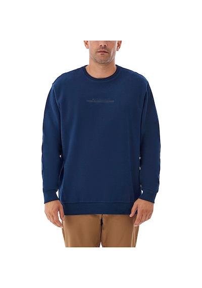 Columbia Csc Basic Bar Split Crew Erkek Sweatshirt-7391 Koyu Lacivert