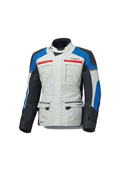 Held Carese 3 Adventure Korumalı Motosiklet Montu Gri Mavi