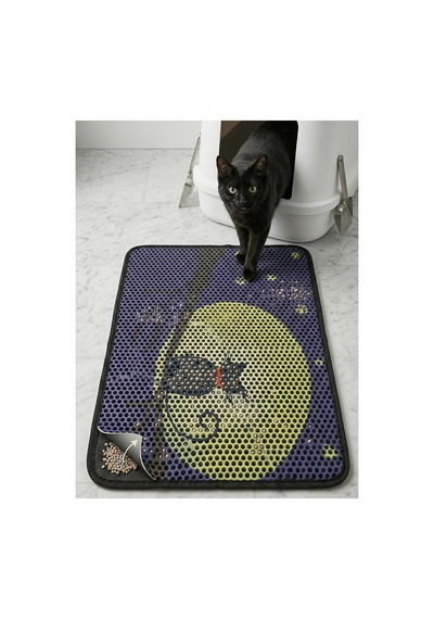 Kedi Desenli Tuvalet Önü Paspası 60x45 Çok Renkli - 580275629 Çok Renkli - 580275629