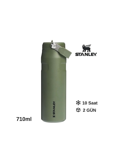 Stanley Termos The Iceflow Bottle Flip Straw 0,7 Lt Haki Yeşil
