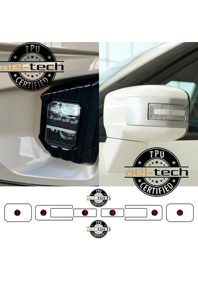 Ssangyong Torres Evx / Actyon Uyumlu Far Ve Ayna Tpu Koruyucu 202