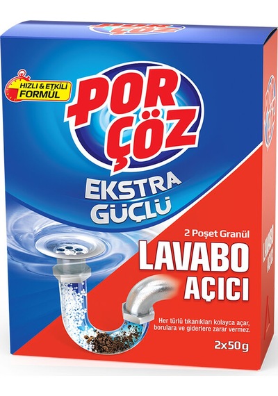 2 Adet Porçöz Ganür Lavabo Açıcı 2 50 G