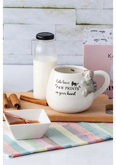 Karaca Animal Cat Mug Kupa 465 Ml