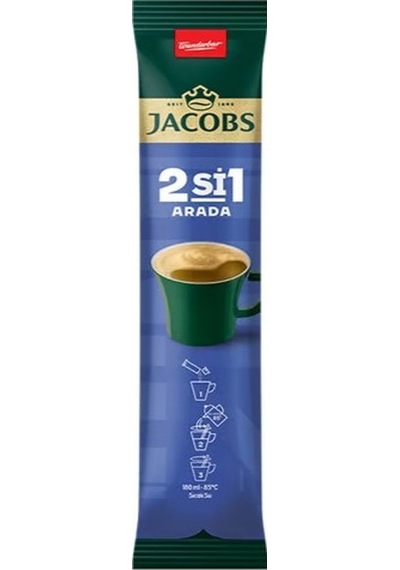 Jacobs 2'si 1 Arada Kutu 40 X 16g Karışım Kahve Granül