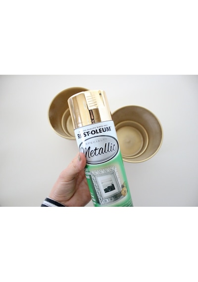 Rust-oleum 1910830 Metalik Gold Sprey Boya 325 Ml Parlak Altın Yansıtıcı Metalik Boya El İşine Özel Diğer
