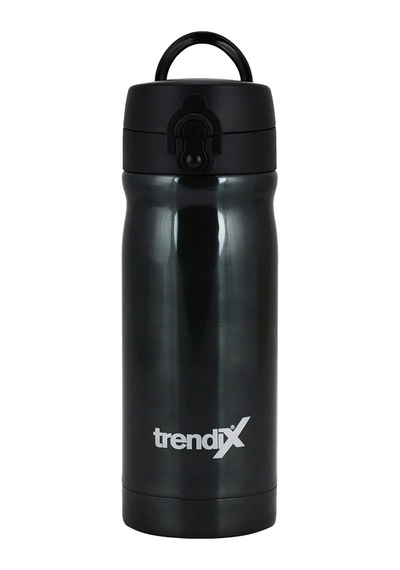 Trendix Çelik İçli Matara 350ml Siyah Sku: Smg8690010222930 Açık