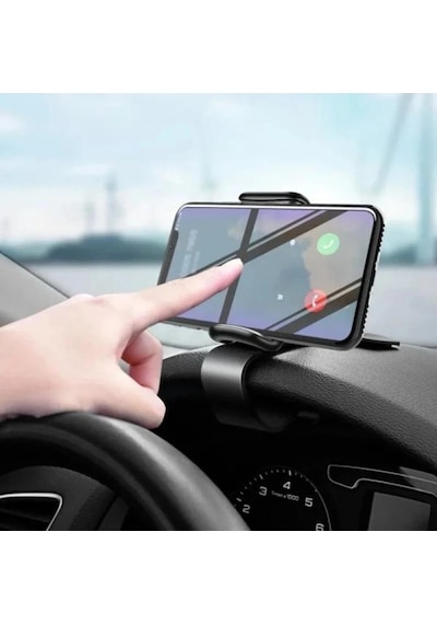 Telefon Tutucu Araç İçi Telefon Tutucu Klipsli 360c Dönüş