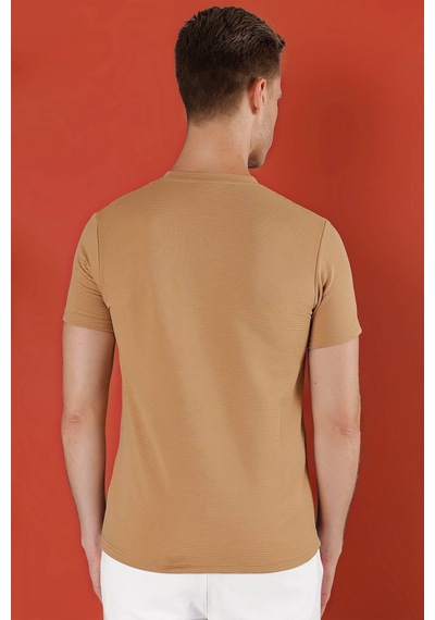 Efor Ts 852 Bej Spor T-shirt Bej