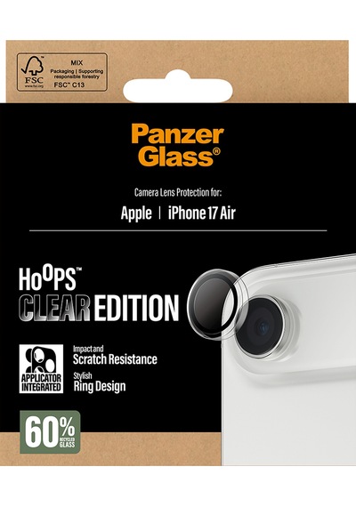 Panzerglass Hoops Apple Uyumlu iPhone Air Transparent Kamera Lens Koruyucu