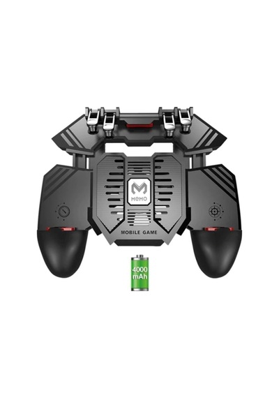 Ak77 4000 Mah Fanlı Dört Tetik Mobil Oyun Aparatı - Pubg Siyah