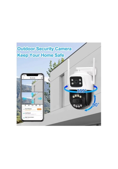Electroon Rs-5112 2x2mp 2 Kameralı Akıllı Wi-fi Güvenlik Kamerası