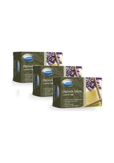 Mecitefendi Organik Lavanta Yağlı Sabun 125 G 3'lü