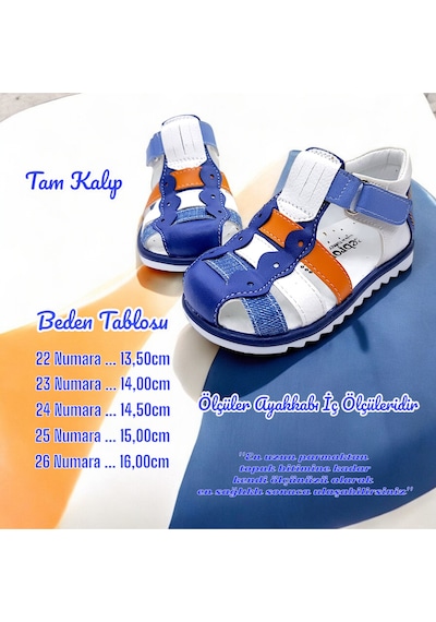 Beebron Ortopedik Erkek Bebek Ve Çocuk Sandaleti Ebgcm2406 Lacivert Mavi Turuncu Beebron Ortopedik Erkek Bebek Ve Çocuk Sandaleti Ebgcm2406 Lacivert Mavi Turuncu