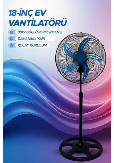 Sanayi Tip 4 Salınım Vantilatör Güçlü 18" 80w Güçlü Performansı Ve Dayanıklı Yapı Serinletici Fan Sanayi Tip 4 Salınım Vantilatör Güçlü 18" 80w Güçlü Performansı Ve Dayanıklı Yapı Serinletici Fan