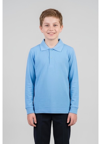 Modanino Erkek Çocuk %100 Pamuk Ve Okul Tarz T-shirt 6-16 Yaş 12798mrt Bebek Mavisi