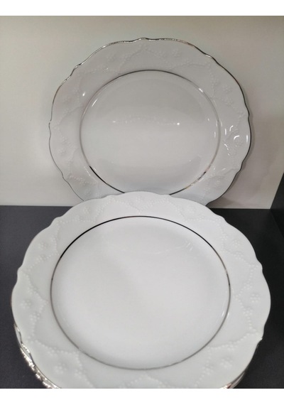Porland Porselen 12'li Queen 21 Cm Pasta Tabak