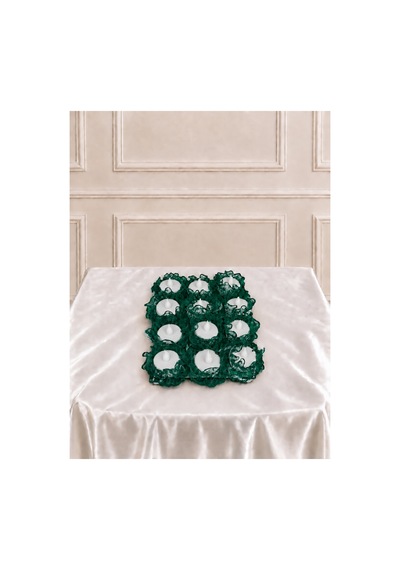 Yeşil Ledli Kına El Mumu ,nedime Mumu , Düğün, Sünnet,bride,led Işıklı ,tealight Mum Pilli 12adet Yeşil - 921419646