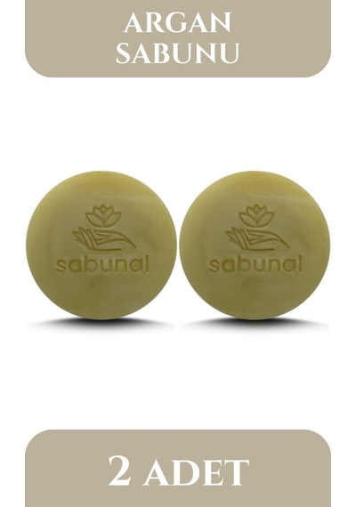 Sabunal Argan Yağı Sabunu 2 Adet - Parlak ve Hacimli Saçlar İçin Doğal Sabun