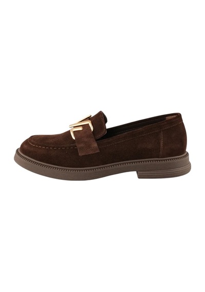 Mamma Mia Mammamia D26ka-935-b Kahve Süet Kadın Comfort Deri Ayakkabı 7588