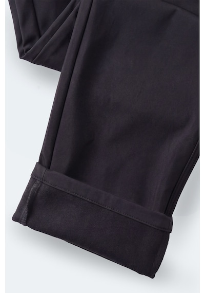 Slazenger Cocoa I Erkek İçi Polarlı Rüzgar Ve Su Geçirmez Softshell Siyah Pantolon