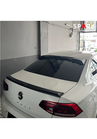 Volkswagen Passat 2015- Yılı Ve Sonrası Uyumlu Arka Bagaj Üstü Spoyler Siyah