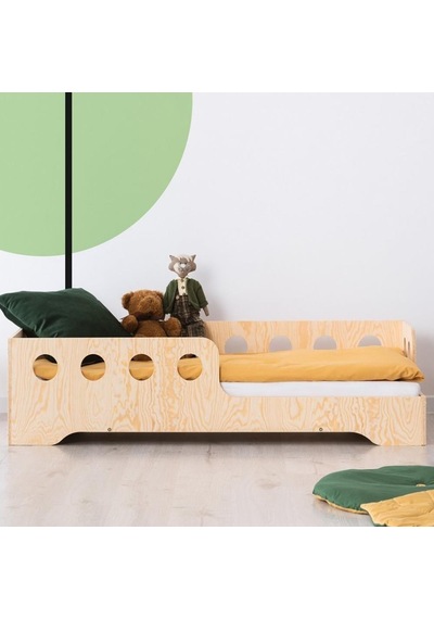 Markaawm Roofless Ahşap Çocuk Karyola Montessori Yatak Bebek Beşiği