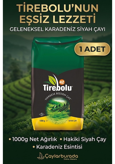 Tirebolu42 Siyah Çay 1000 Gr