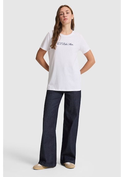U.S. Polo Assn. U.s. Polo Assn. Kadın Beyaz Tişört 50323463-vr013