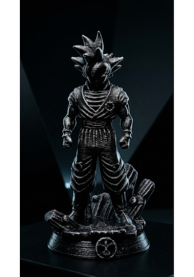 Dragon Ball Z Goku Gümüş Kaplama 10 Cm Anime Koleksiyon Figürü