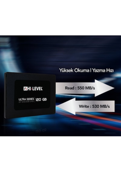 Hi-level 120gb 2,5'' Sataııı 550-530 Ultra Serisi Ssd + Aparat