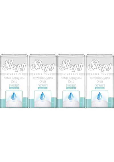 Sleepy Hasta Yatak Koruyucu 60 90cm 40 Adet 4pk 10
