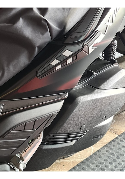 Yamaha Xmax 2023/2024 Arka Grenaj Koruma Gri Siyah