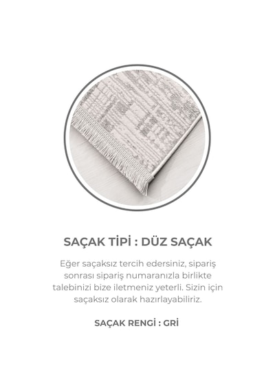 Florance Modern Salon Halısı Geniş Ölçü, Pet Dostu, Yumuşak Dokulu, Kolay Temizlenen, Özel Kesim Gri