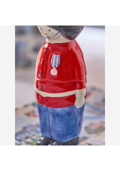 London Guard Kırmızı Stoneware Yumurtalık 4,5x5,5 Cm