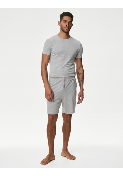 Marks & Spencer Regular Fit Supima Pijama Altı T07001231A Gri