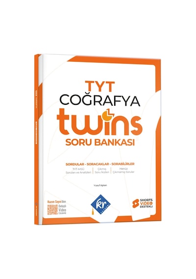TYT Twins Coğrafya Soru Bankası Kr Akademi Yayınları