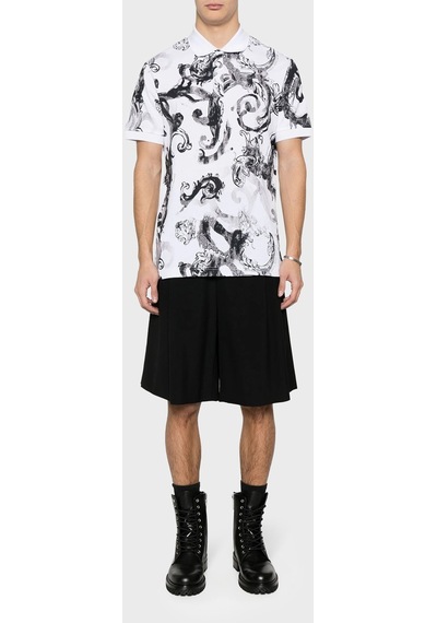 Versace Jeans Couture Erkek Polo Yaka T Shirt 76gag6s0 Js286 003 Beyaz