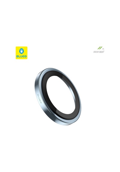 % 99.99 Gerçek Safir Titanyum Kasa Apple Uyumlu iPhone 17 Pro / 17 Pro Max Kamera Lens Koruyucu, Ar - Mavi