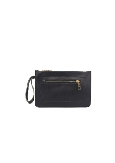 Ozka Leather Collection Kadın Lacivert Düğmeli Cüzdan Anahtarlık Lacıvert