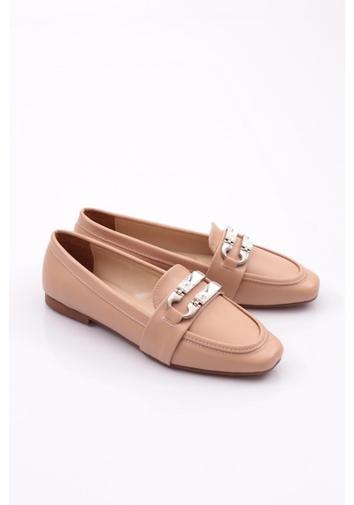 Dgn 5021 Kadin Tokali Loafer 5021-1423-R12632 Ten Rengi