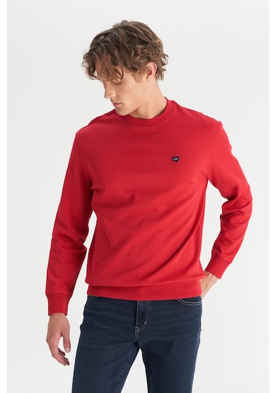 Wrangler Erkek Patch Logo Sweatshirt Red Çok Renkli