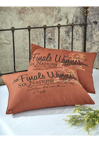 Komfort Home Baskılı Pamuklu Silikon Dolgulu Yastık 50 x 70 Cm -1 A N11.1095